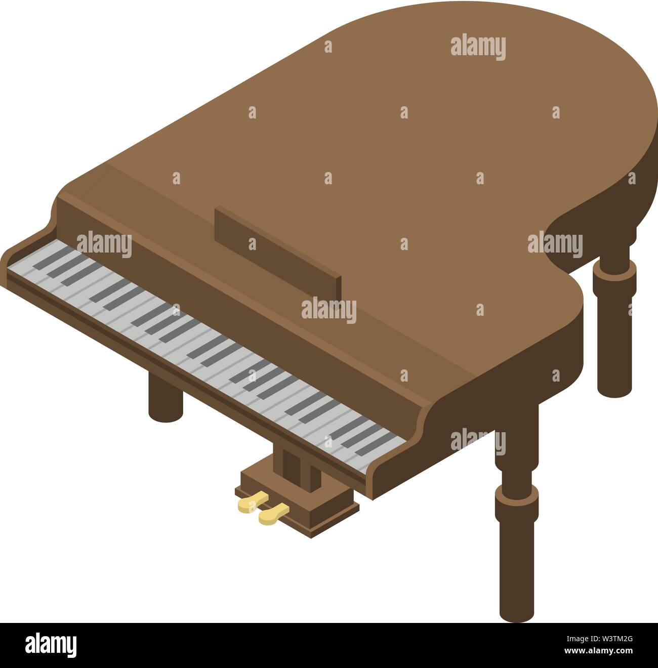 Grand piano 3d Stock Vector Images - Alamy