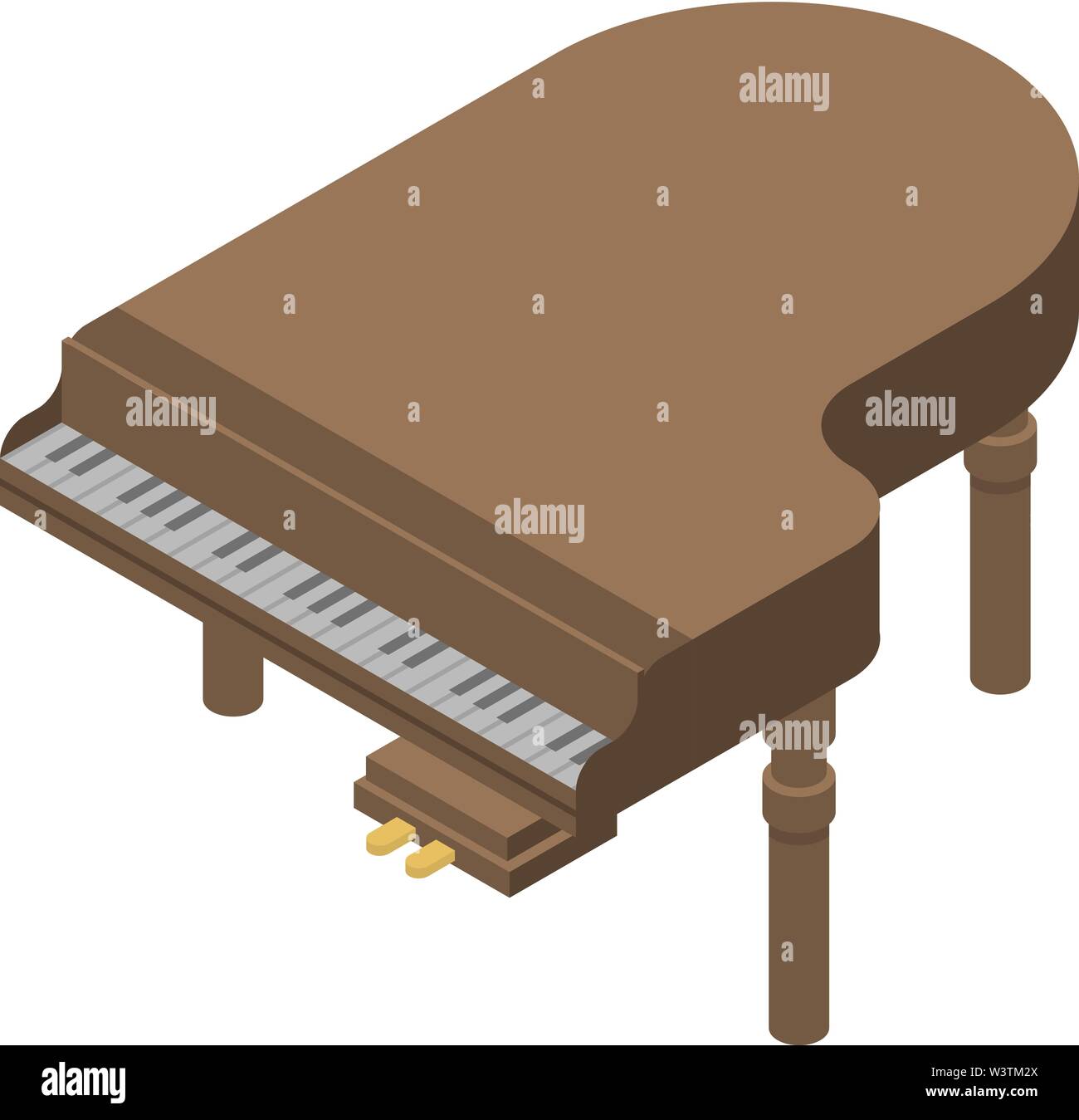 Grand piano 3d Stock Vector Images - Alamy