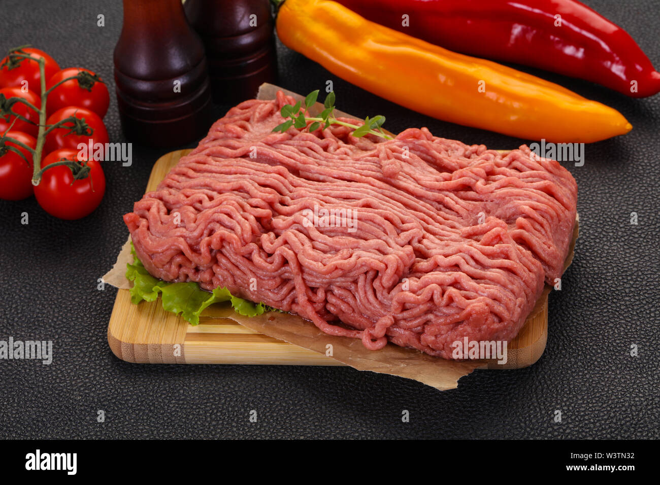Raw turkey minced meat for cooking Stock Photo Alamy