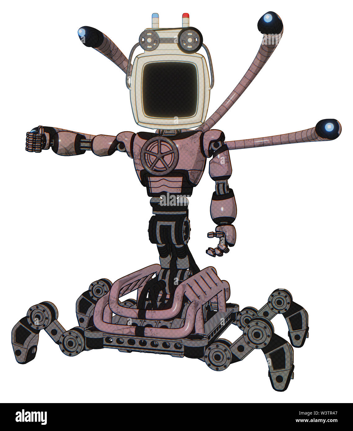 containing elements old computer monitor, old computer