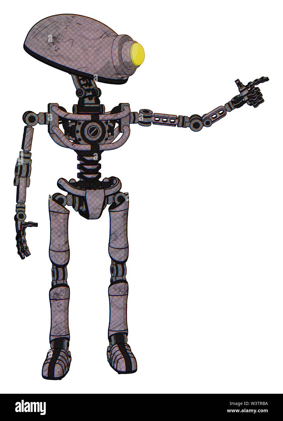 Mech containing elements yellow cyclops dome head, light chest