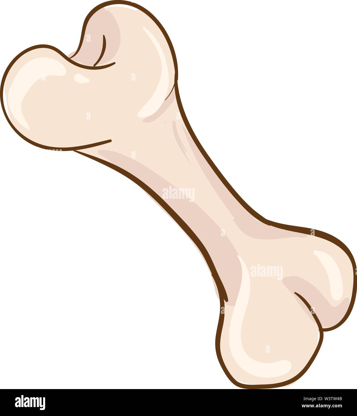 Doggy bone illustration vector on white background Stock Vector Image Art Alamy