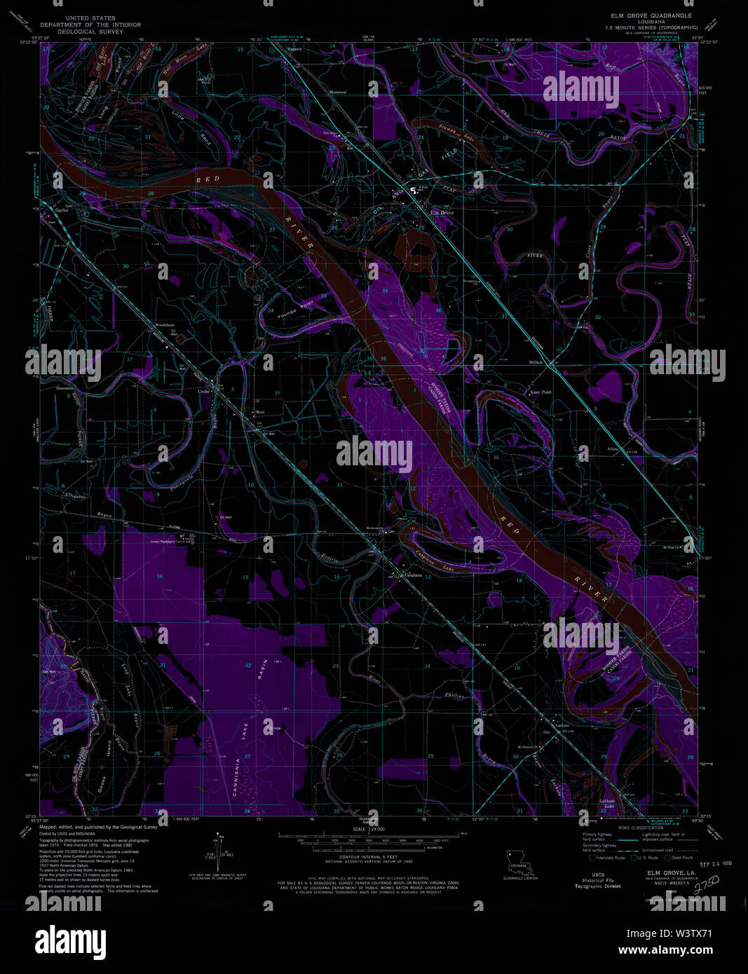 Map of elm grove hires stock photography and images Alamy