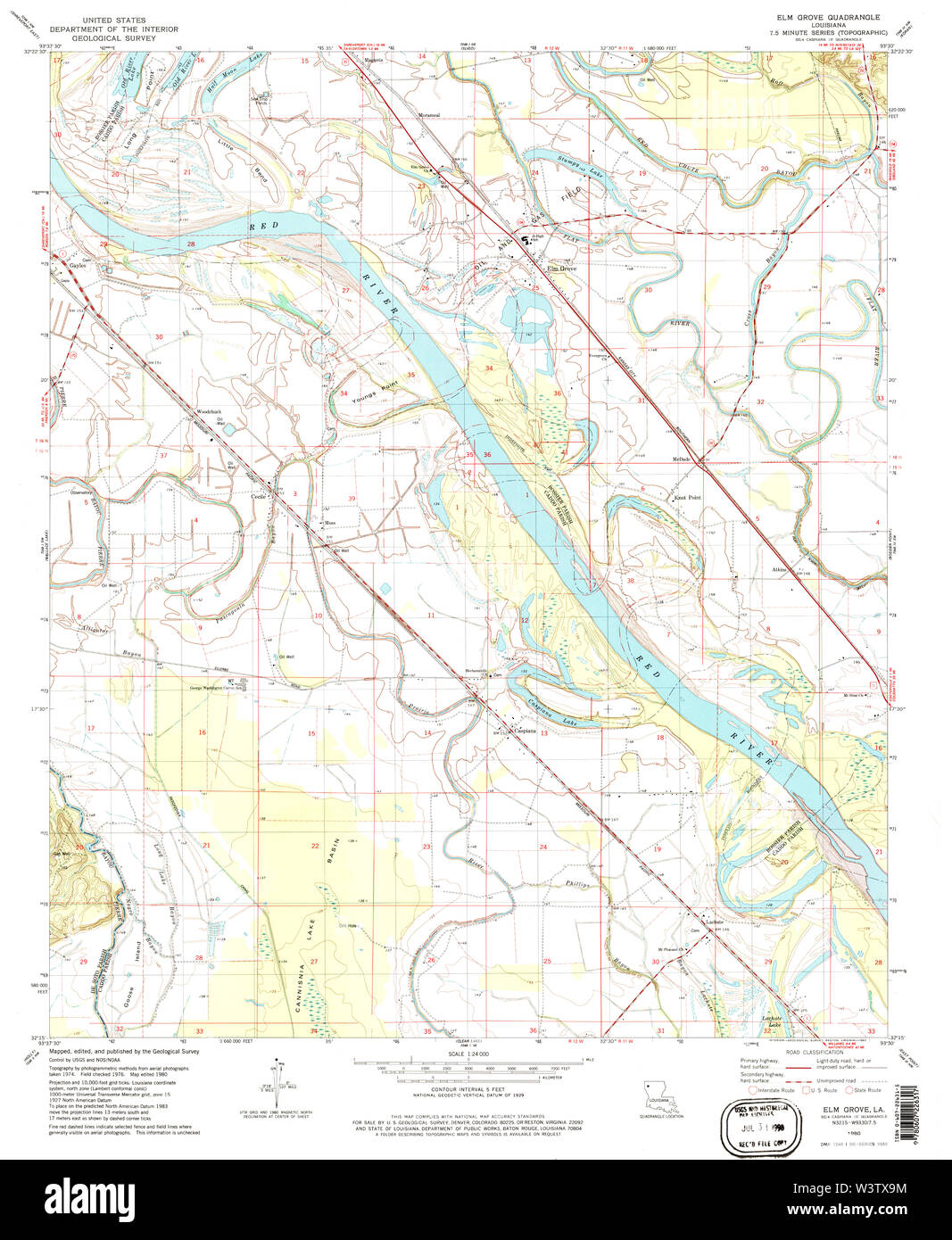 Map of elm grove Cut Out Stock Images & Pictures Alamy