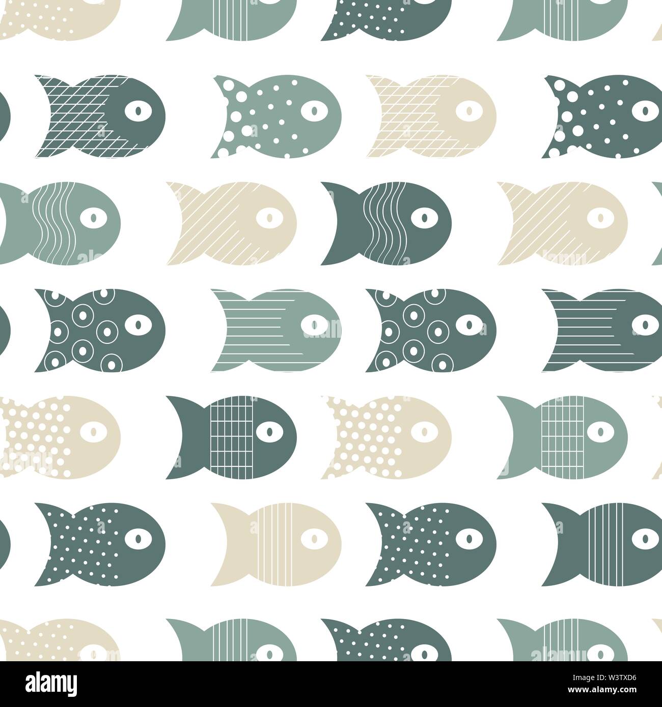 Textiles Fish Patterns Fish seamless pattern for fabric textile design, pillows, wallpapers ...