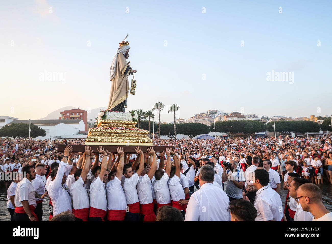 July 16, 2019 - 18 july 2019 (Malaga) Celebration of the day of Carmen ...