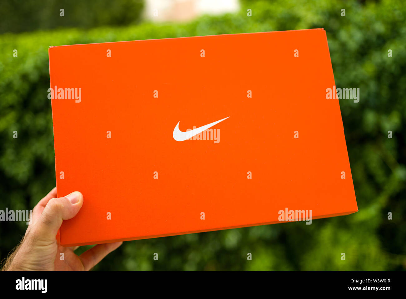 Nike Logo Shoe Box High Resolution Stock Photography and Images - Alamy