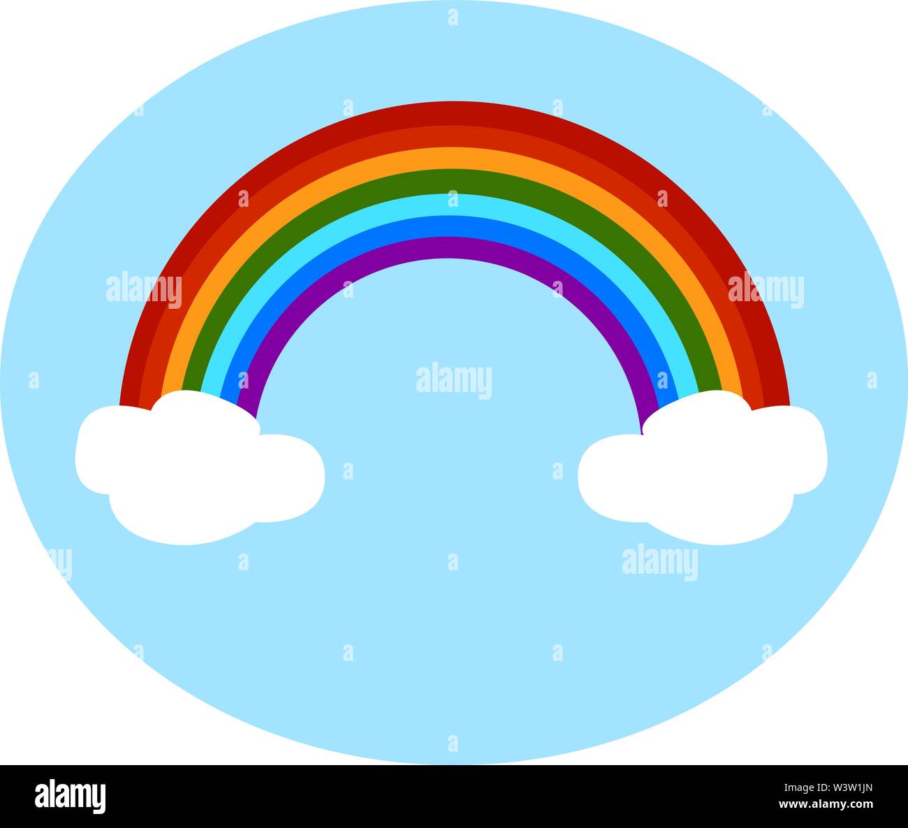 pix Wallpaper Rainbow White Background alamy
