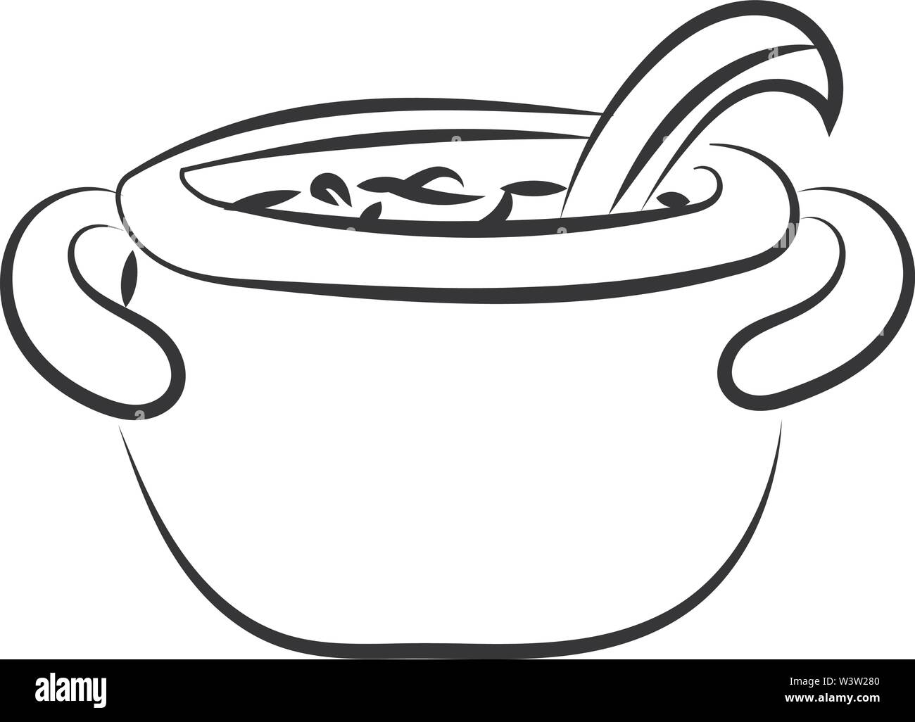 Free: Food Miso Soup Miso Soup Black White Line Art 555px - Miso Soup  Drawing - nohat.cc