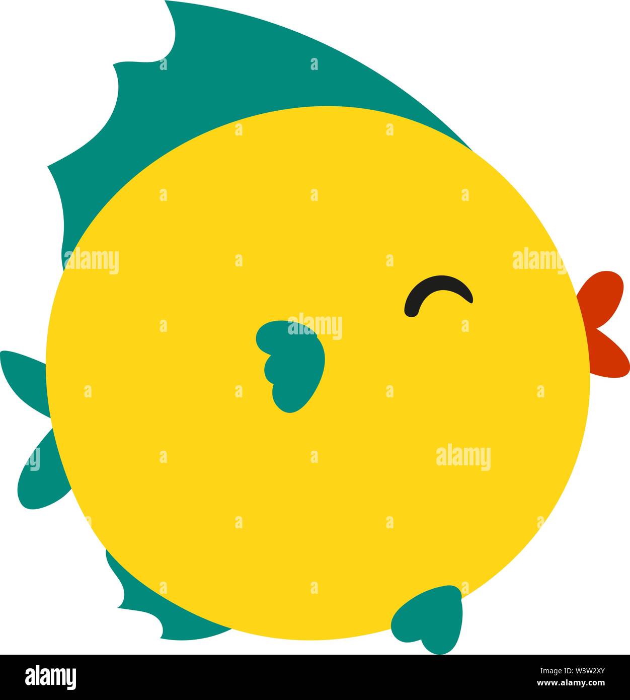 Free Vector  Cute bright fish game cartoon character set vector  illustration of underwater sea or aquarium creatures marine and ocean  tropical animals with smiling faces aquatic saltwater colorful critters