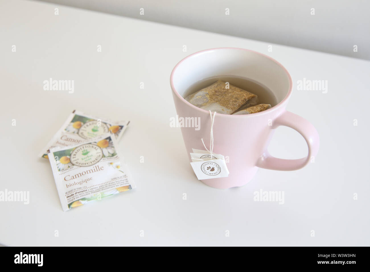 Hot Aromatic Tea in an Isolated Background Stock Photo Alamy