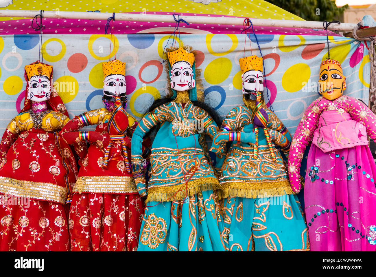 Traditional Indian puppets