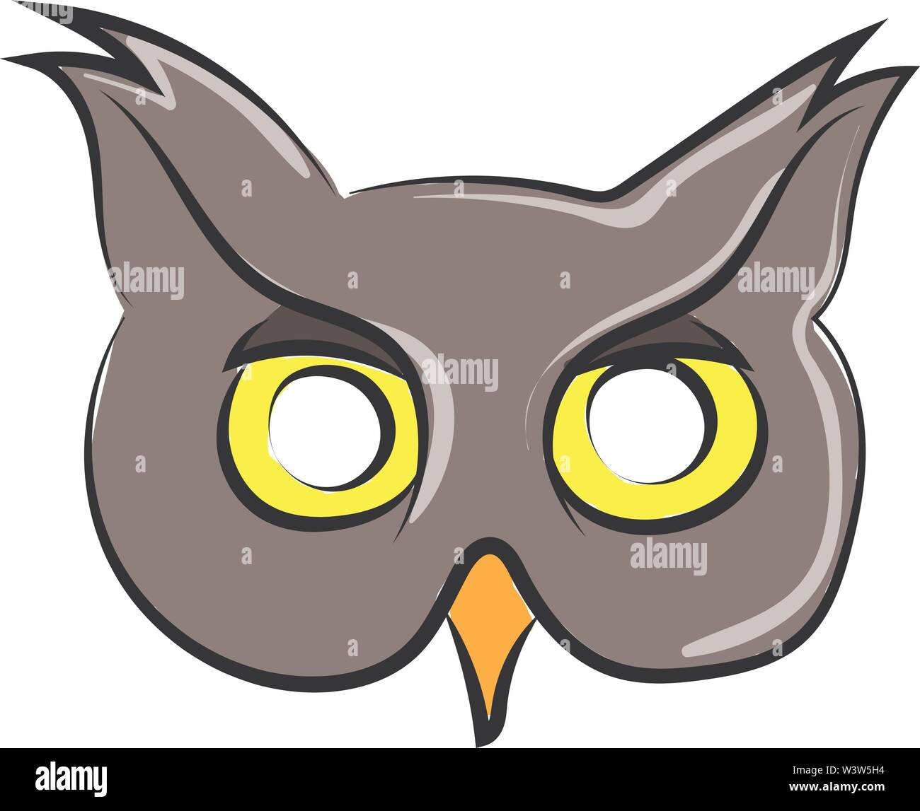 Owl mask Stock Vector Images - Alamy