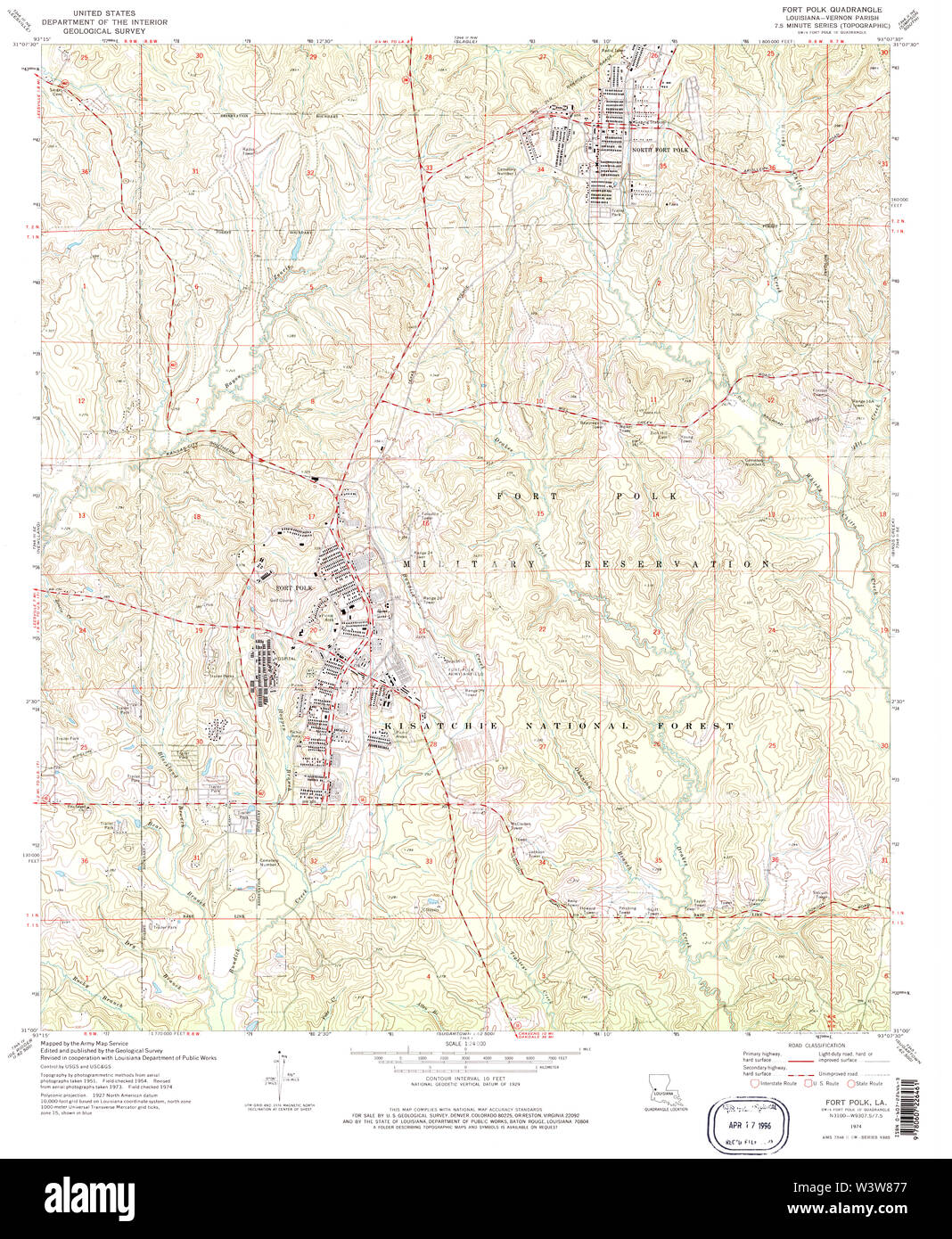 Fort Polk Hunting Map