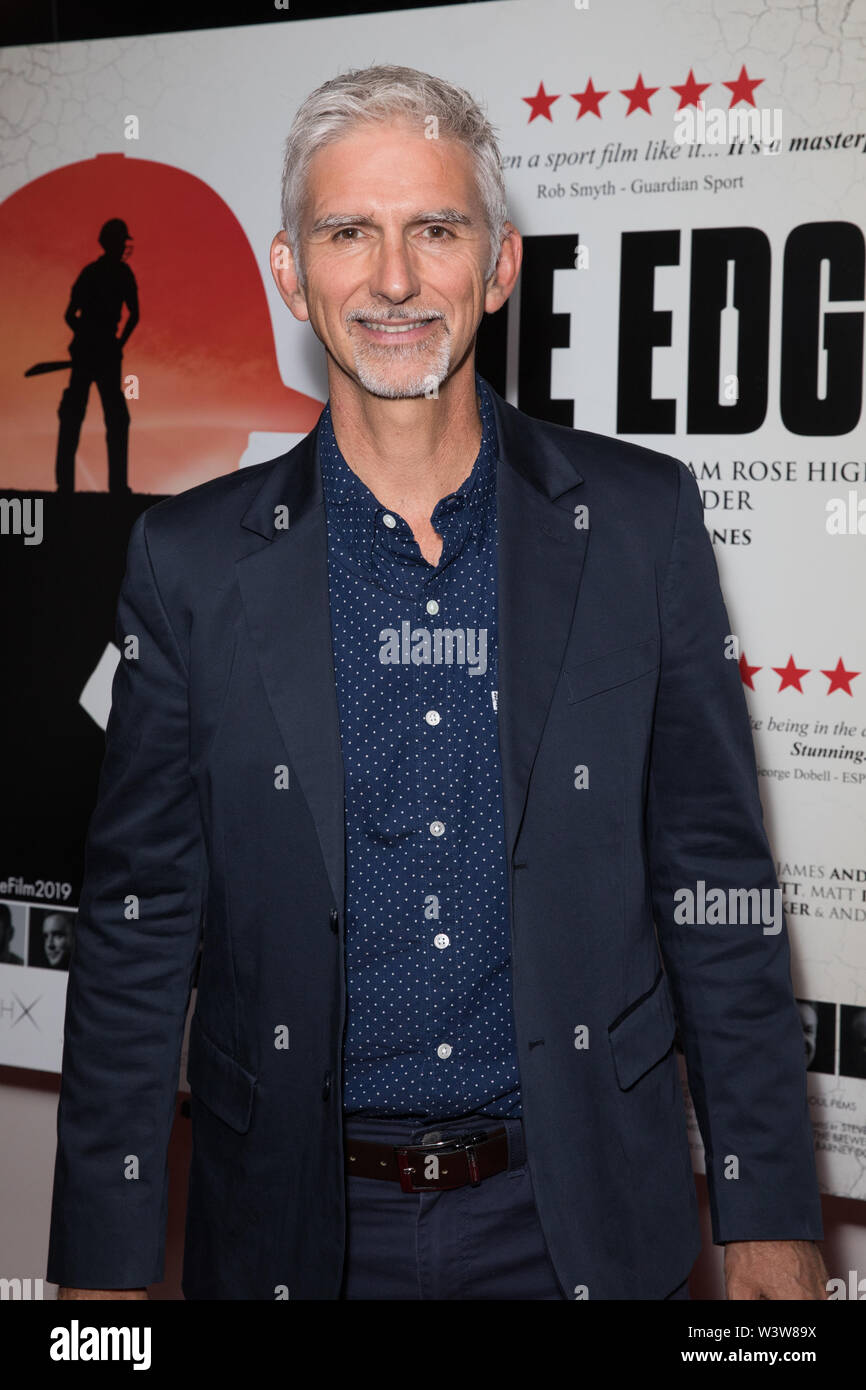 Damon Hill attends the World Premiere of “THE EDGE” at Picturehouse