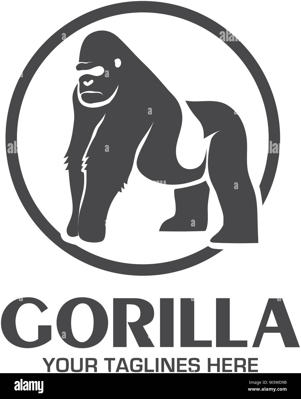 Gorilla Sport logo  Sports logo, Gorilla, Monkey logo