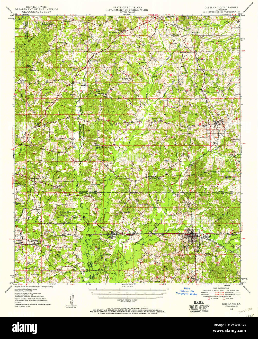 Map of gibsland hires stock photography and images Alamy
