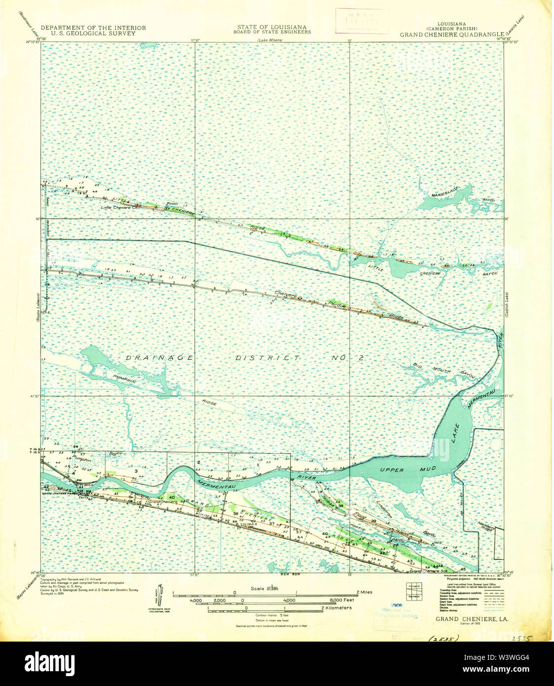 Grand chenier map hires stock photography and images Alamy