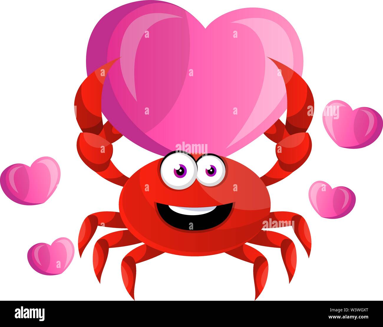 Big red fish on Stock Vector Images - Alamy