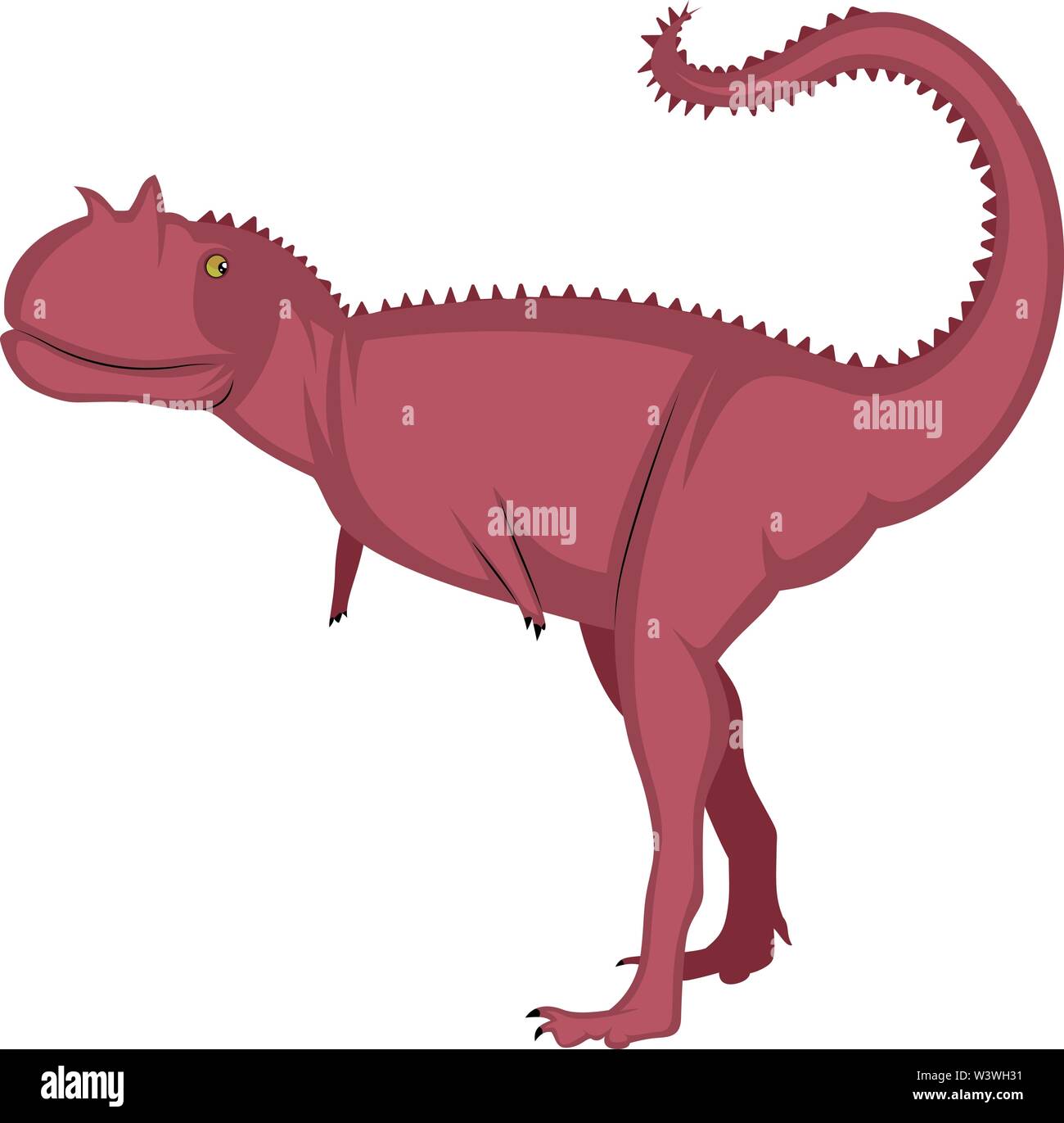 Camotaurus, illustration, vector on white background. Stock Vector