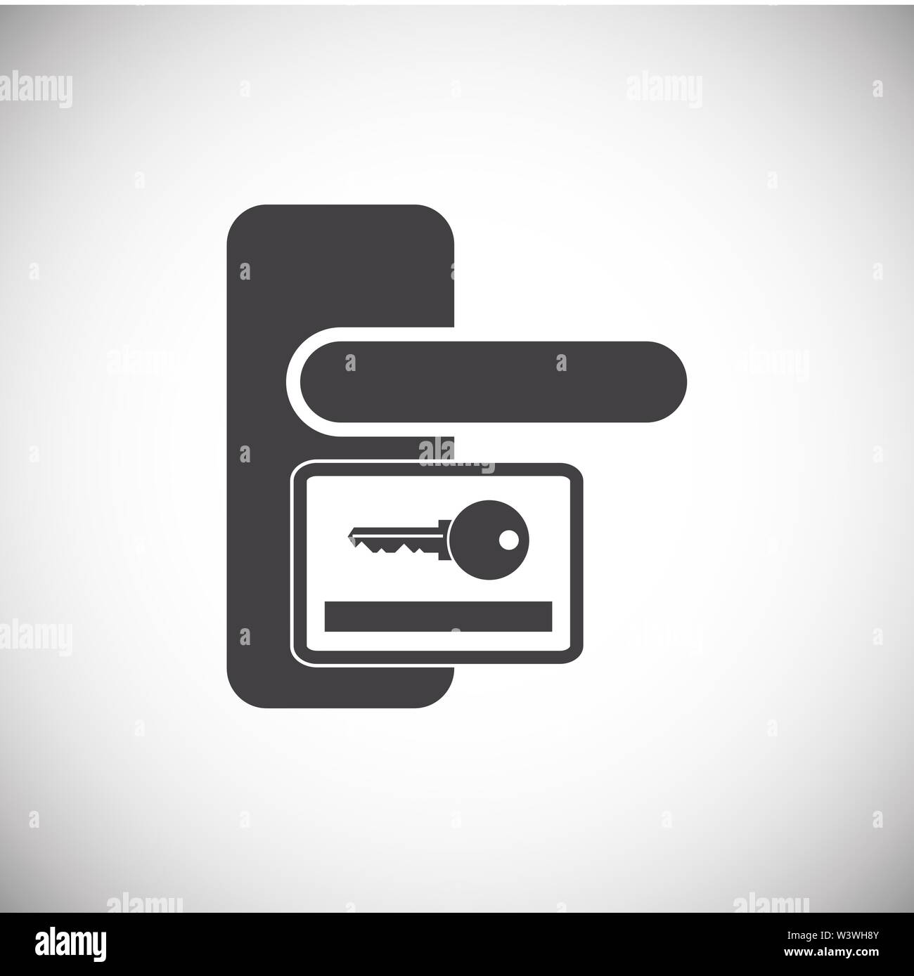 Smart lock icon on background for graphic and web design. Simple ...