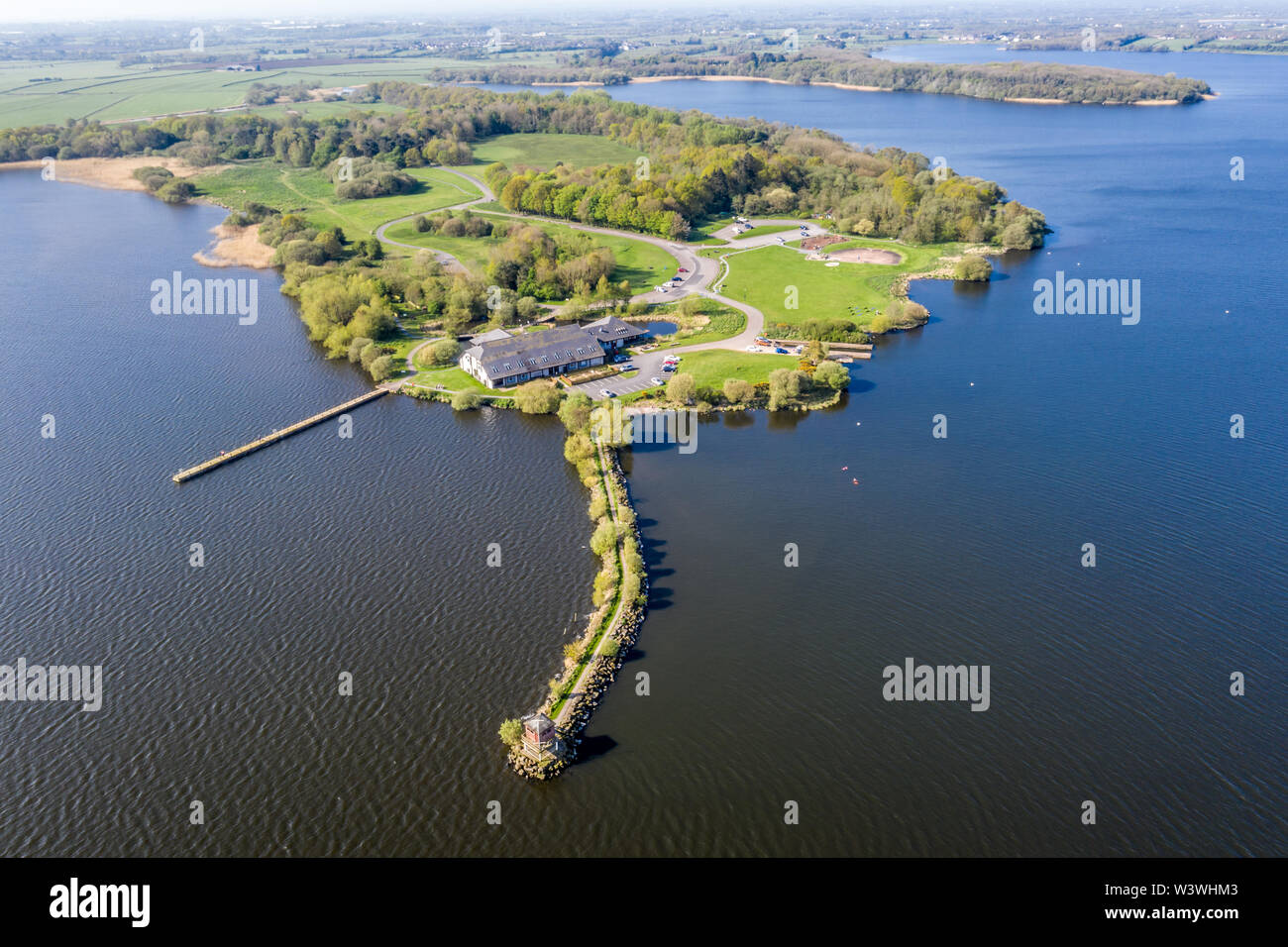 Oxford Island nature reserve and Lough Neagh Stock Photo