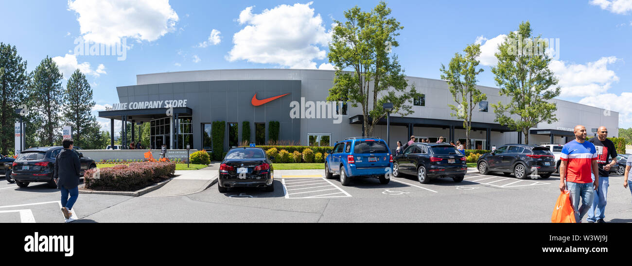 Beaverton, Oregon - June 29, 2019 : Facade of Nike company store Stock  Photo - Alamy