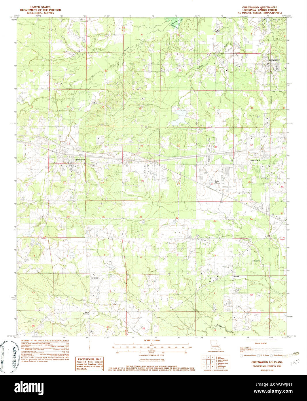 Map of greenwood Cut Out Stock Images & Pictures Alamy