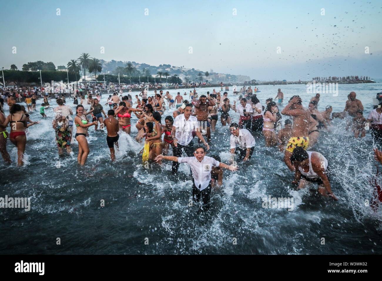Virgen del carmen procession malaga hi-res stock photography and images ...