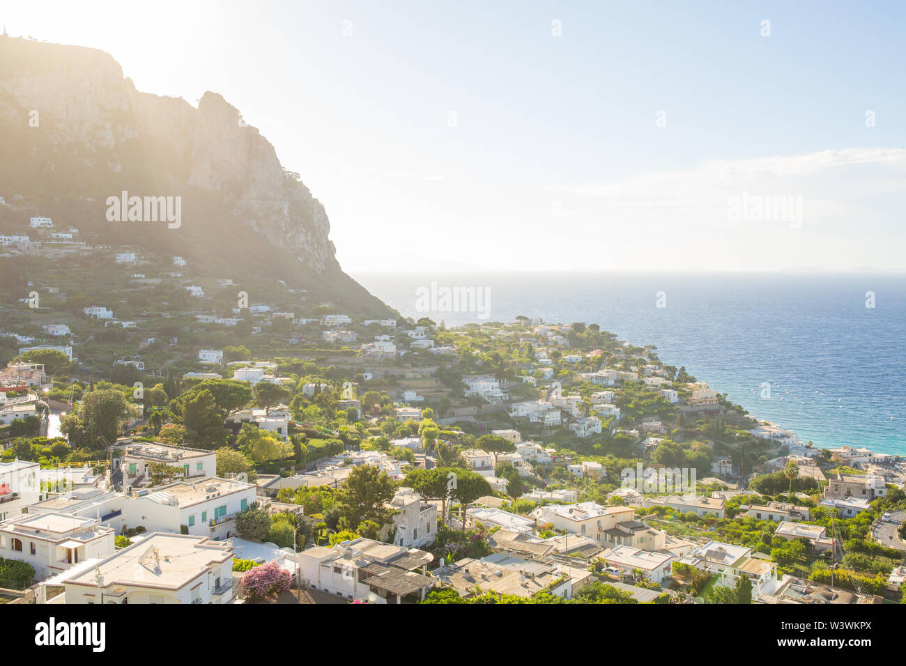 Landscape of Capri Stock Photo