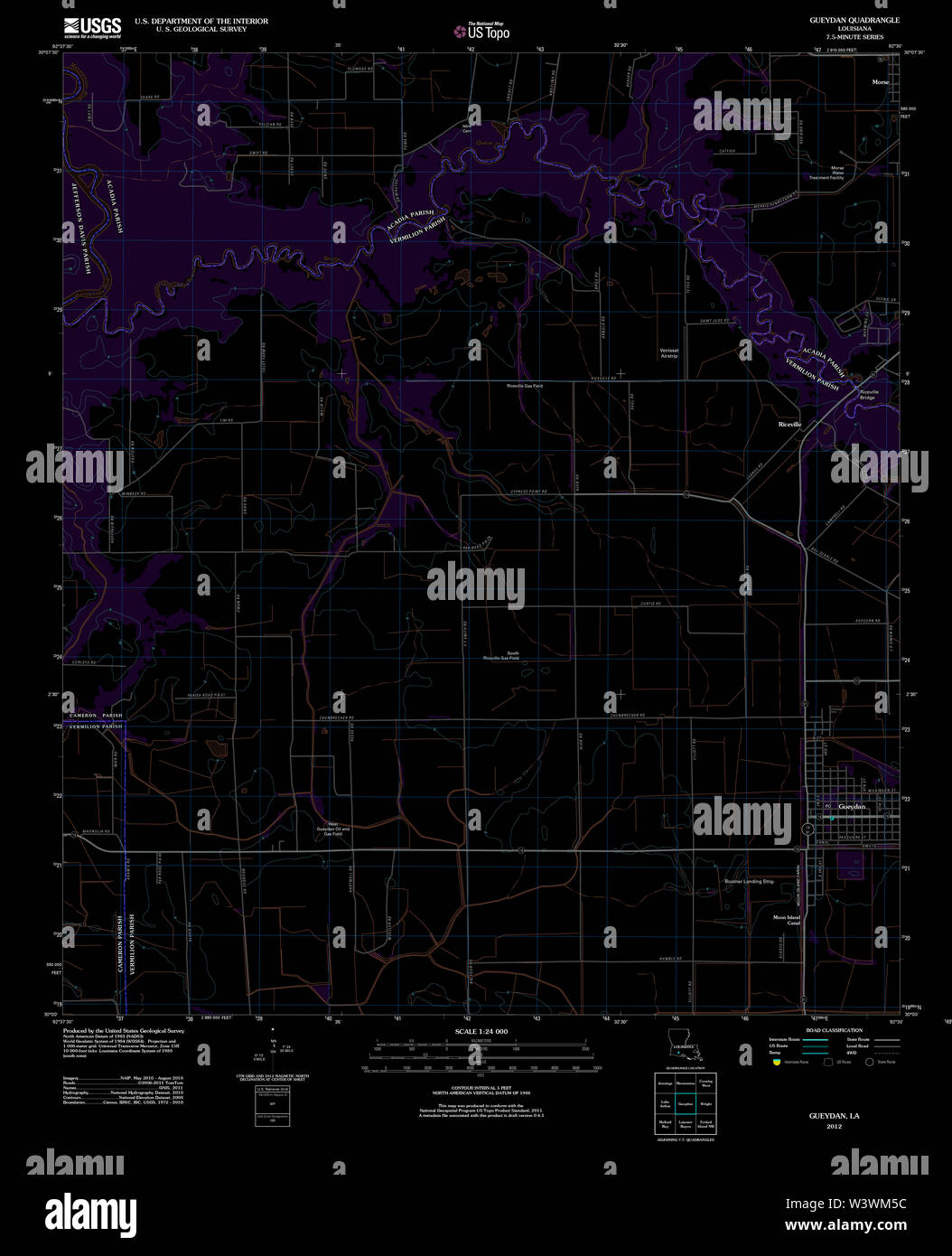 Map of gueydan hires stock photography and images Alamy