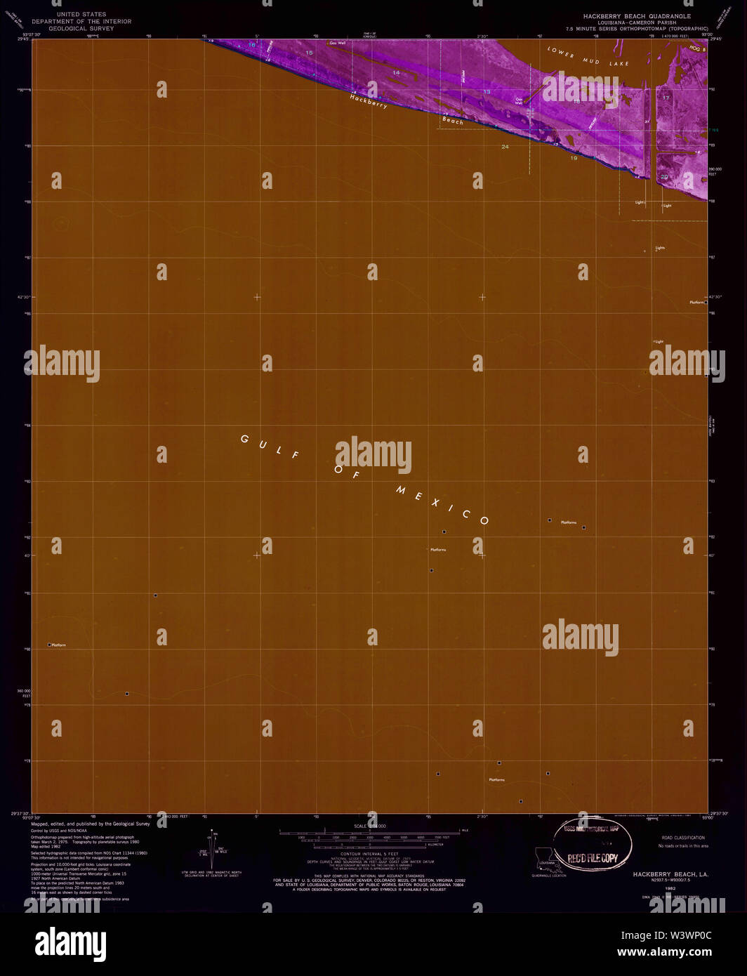 Hackberry louisiana map hires stock photography and images Alamy