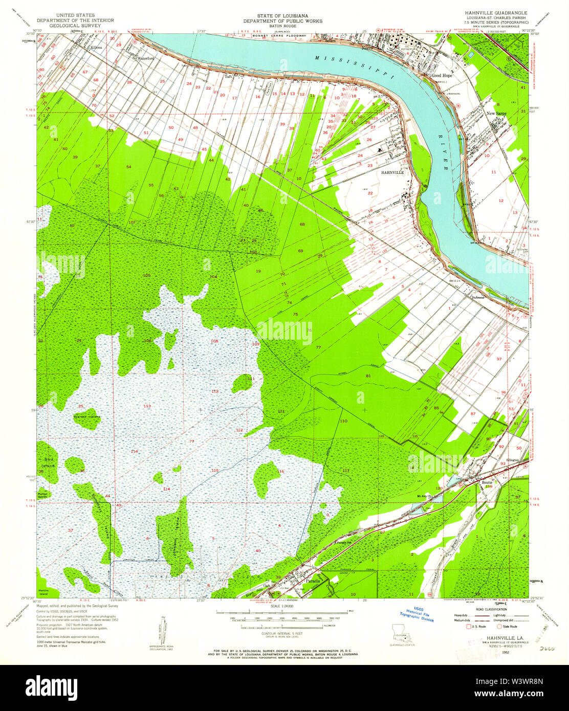 Map of hahnville hires stock photography and images Alamy