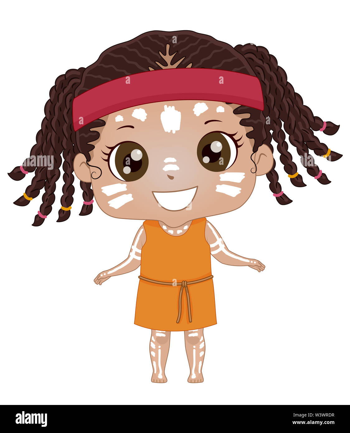 Aboriginal Girl Cartoon