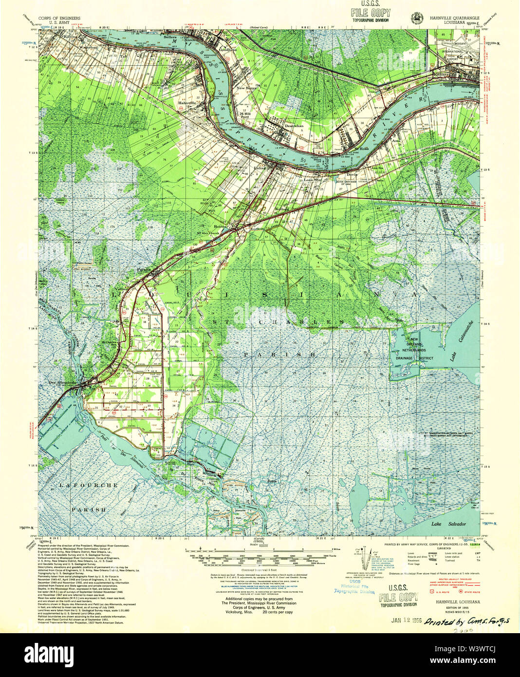 Map of hahnville hires stock photography and images Alamy