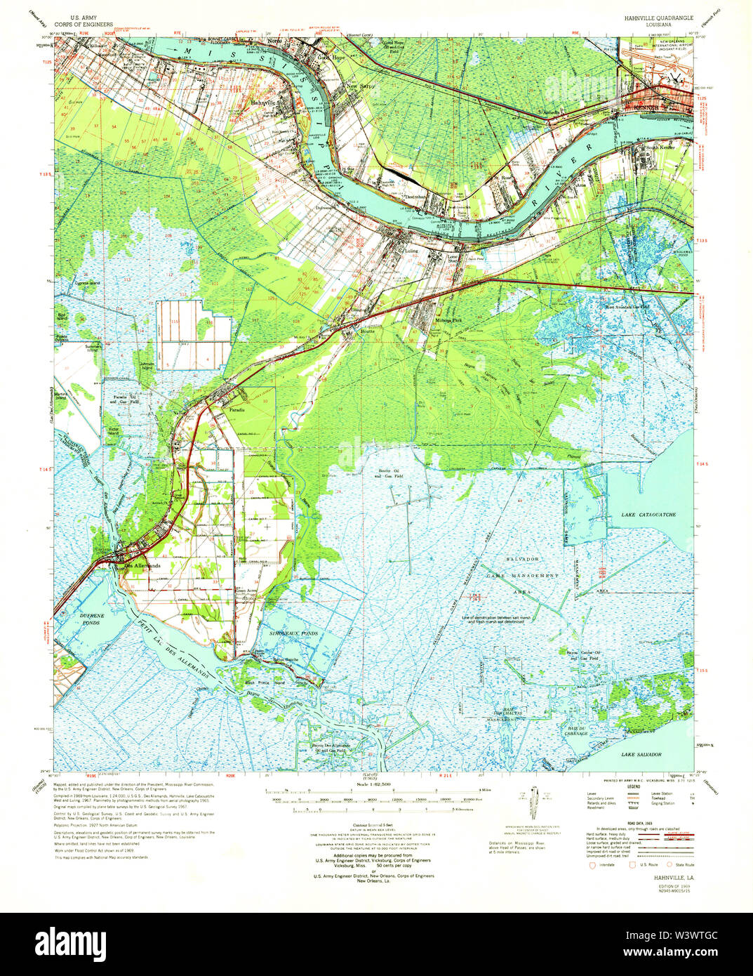 Hahnville map hires stock photography and images Alamy