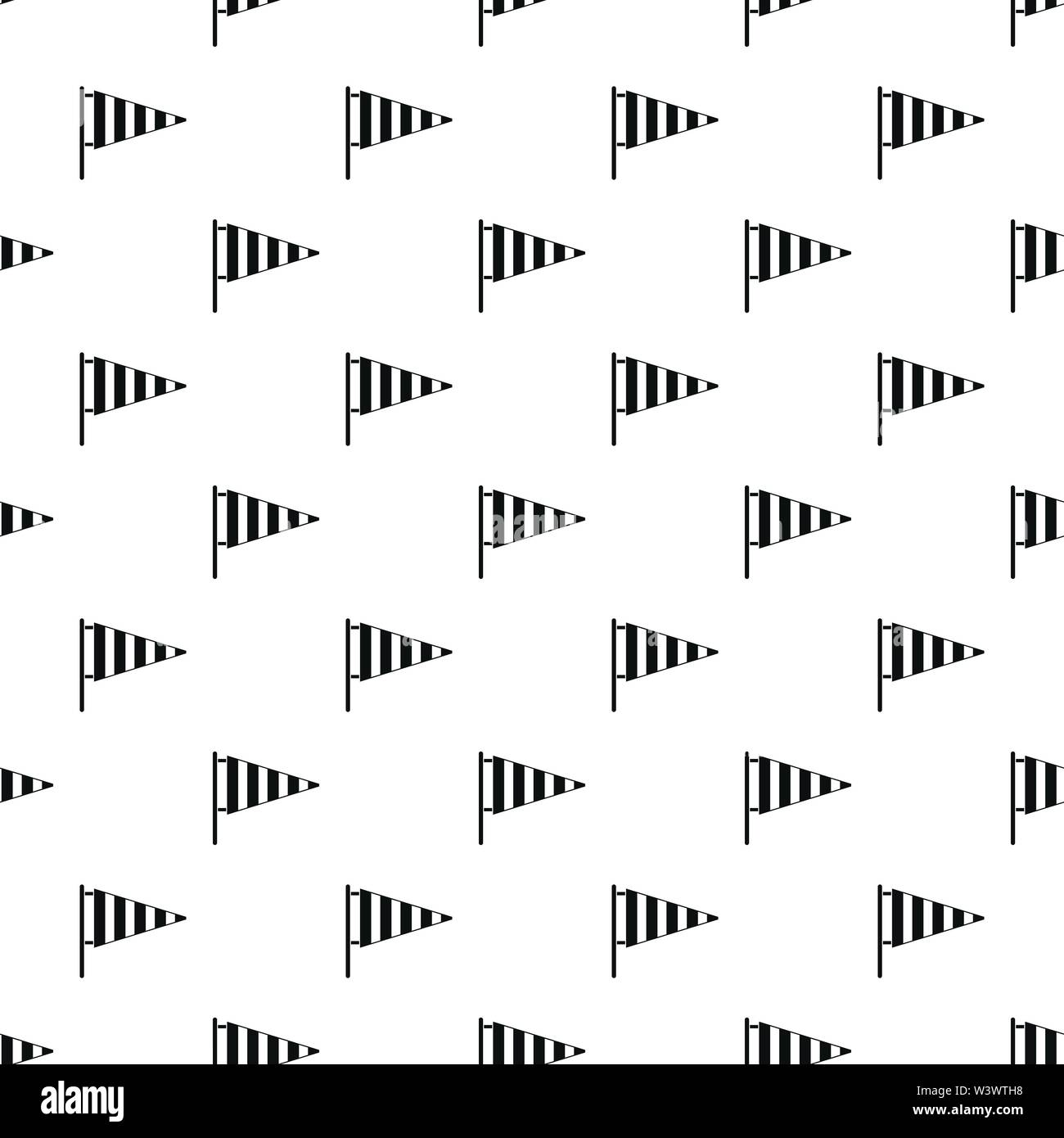Meteorology windsock pattern seamless vector repeat geometric for any web design Stock Vector