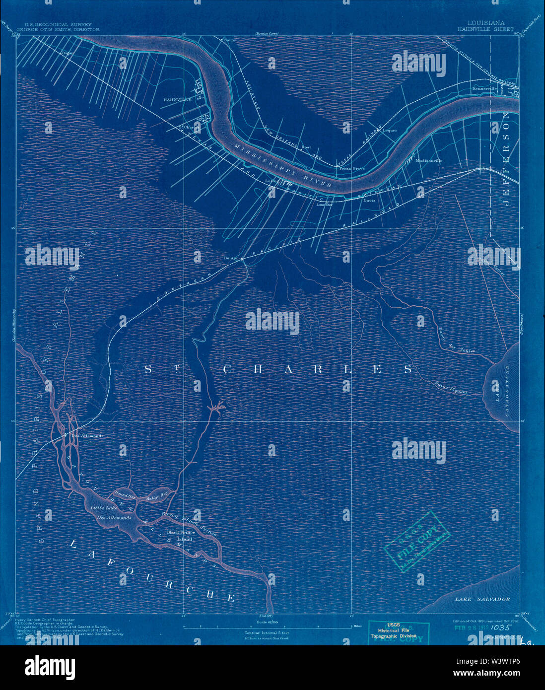 Hahnville louisiana map hires stock photography and images Alamy