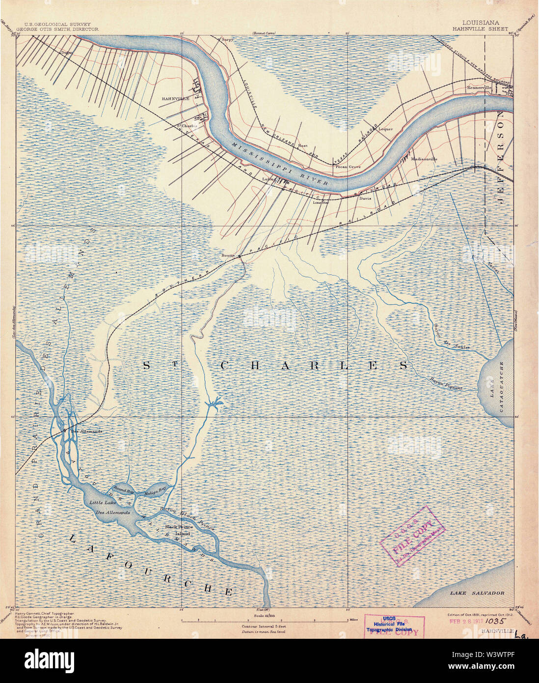 Map of hahnville hires stock photography and images Alamy