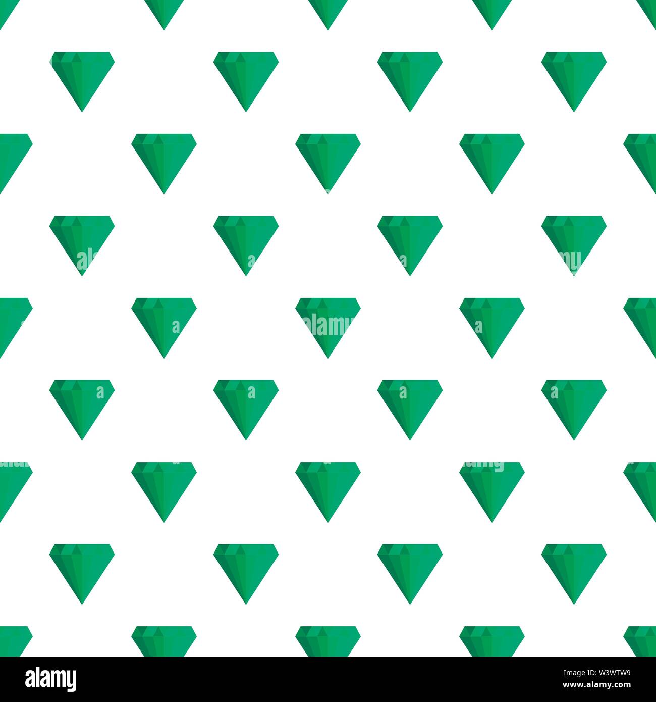 Green gem pattern seamless vector repeat for any web design Stock ...