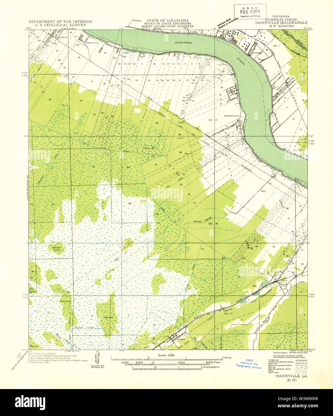 Hahnville louisiana map hires stock photography and images Alamy