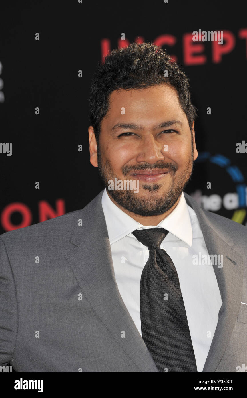 LOS ANGELES, CA. July 13, 2010: Dileep Rao at the Los Angeles premiere of his new movie 'Inception' at Grauman's Chinese Theatre, Hollywood. © 2010 Paul Smith / Featureflash Stock Photo
