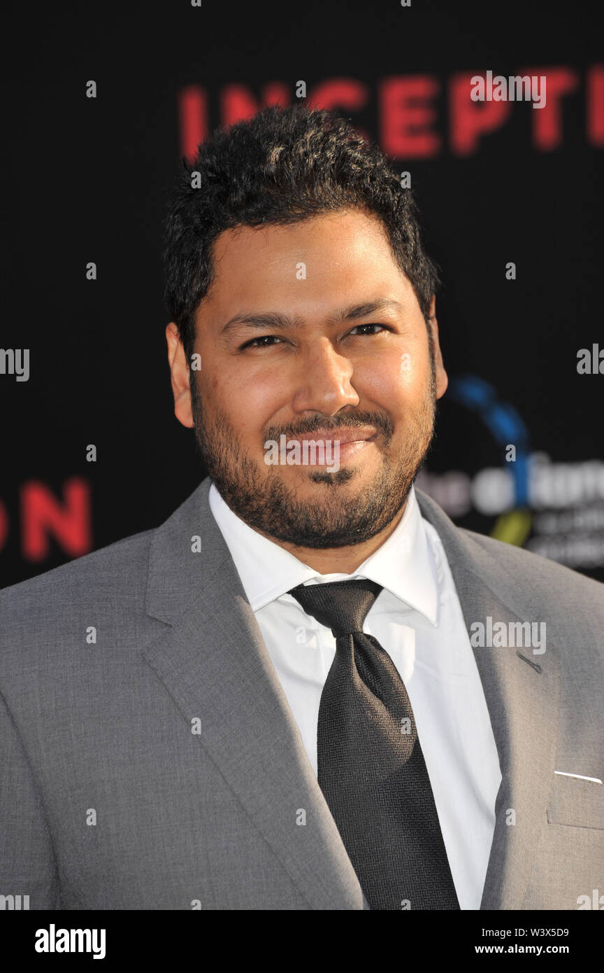 LOS ANGELES, CA. July 13, 2010: Dileep Rao at the Los Angeles premiere of his new movie 'Inception' at Grauman's Chinese Theatre, Hollywood. © 2010 Paul Smith / Featureflash Stock Photo