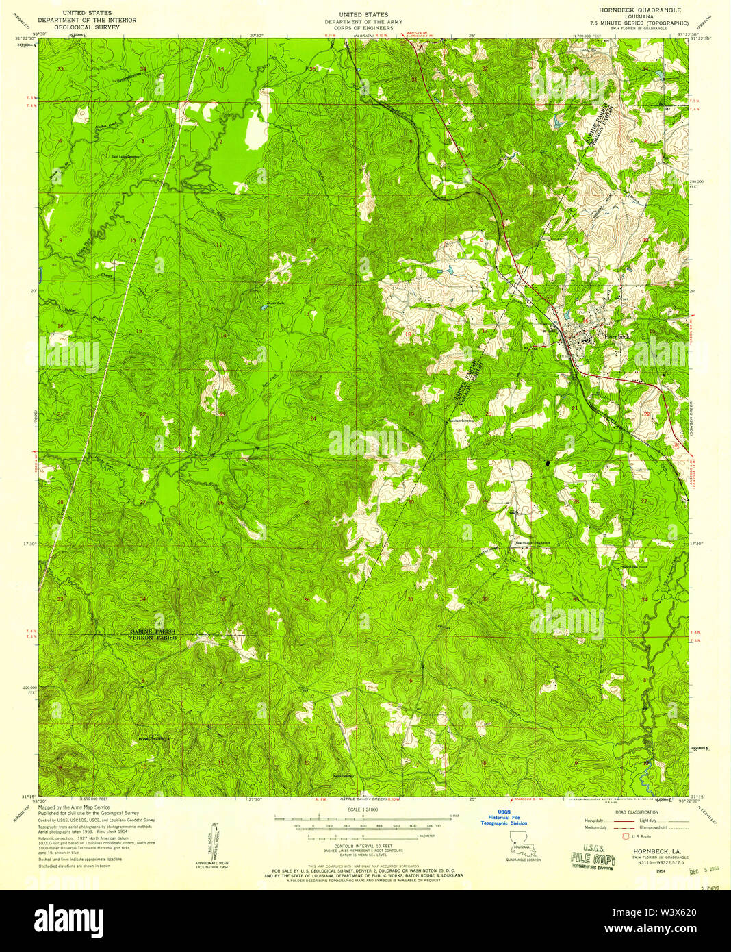 Hornbeck louisiana map hires stock photography and images Alamy