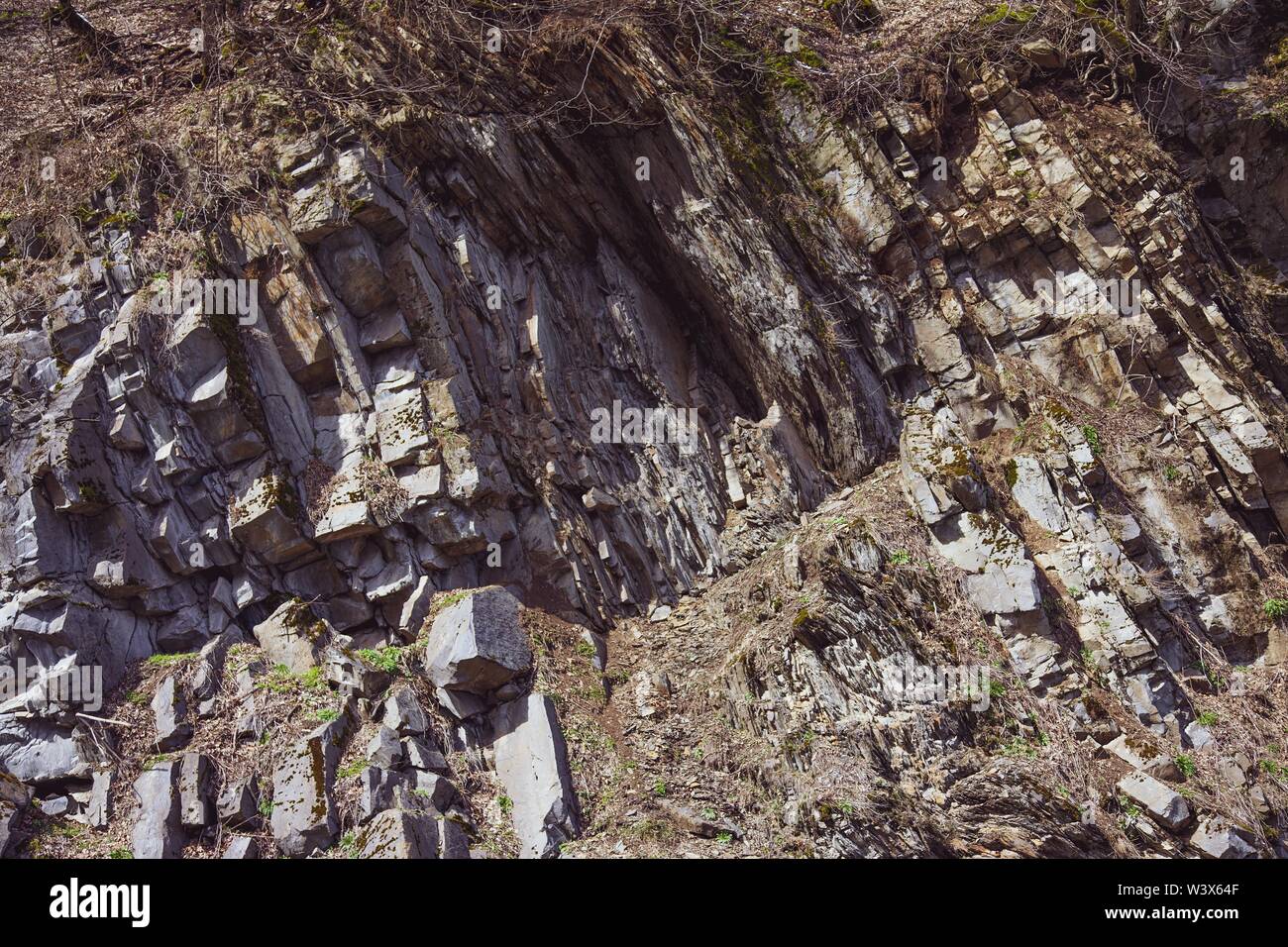 Rock Ground Closeup Conceptual Vintage Colored Photo Stock Photo - Alamy