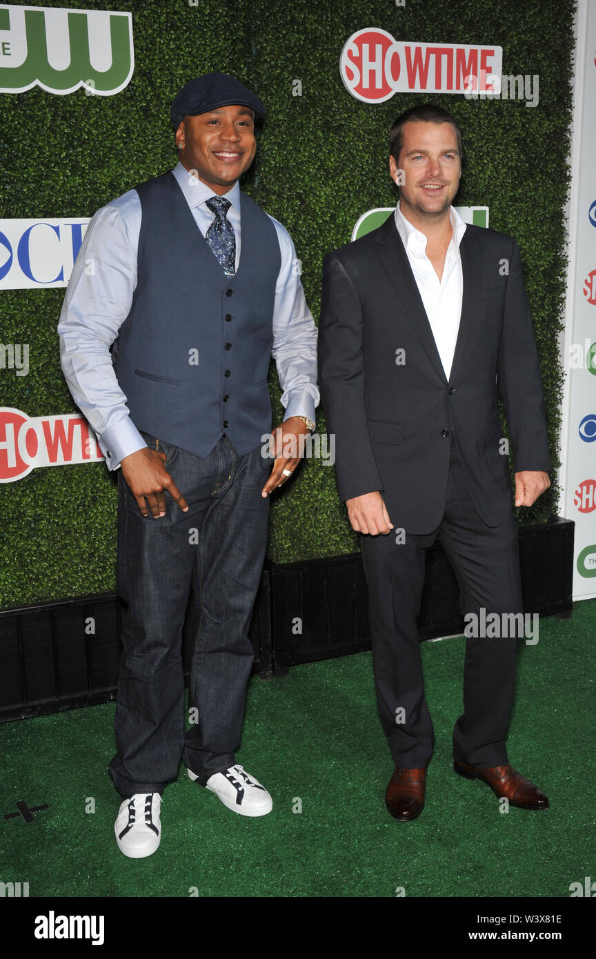 LOS ANGELES, CA. July 29, 2010: Chris O'Donnell & LL Cool J - stars of  "NCIS: