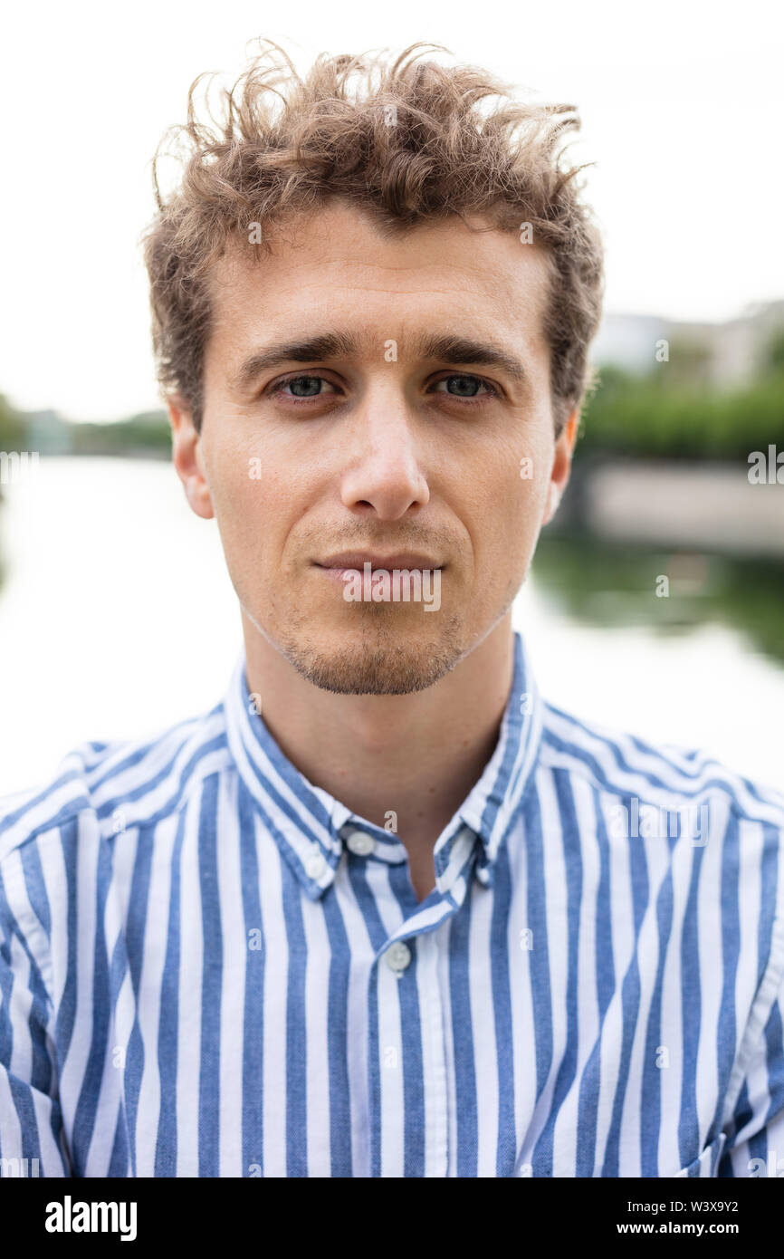 Blonde Curly Hair Man Stock Photos Blonde Curly Hair Man Stock