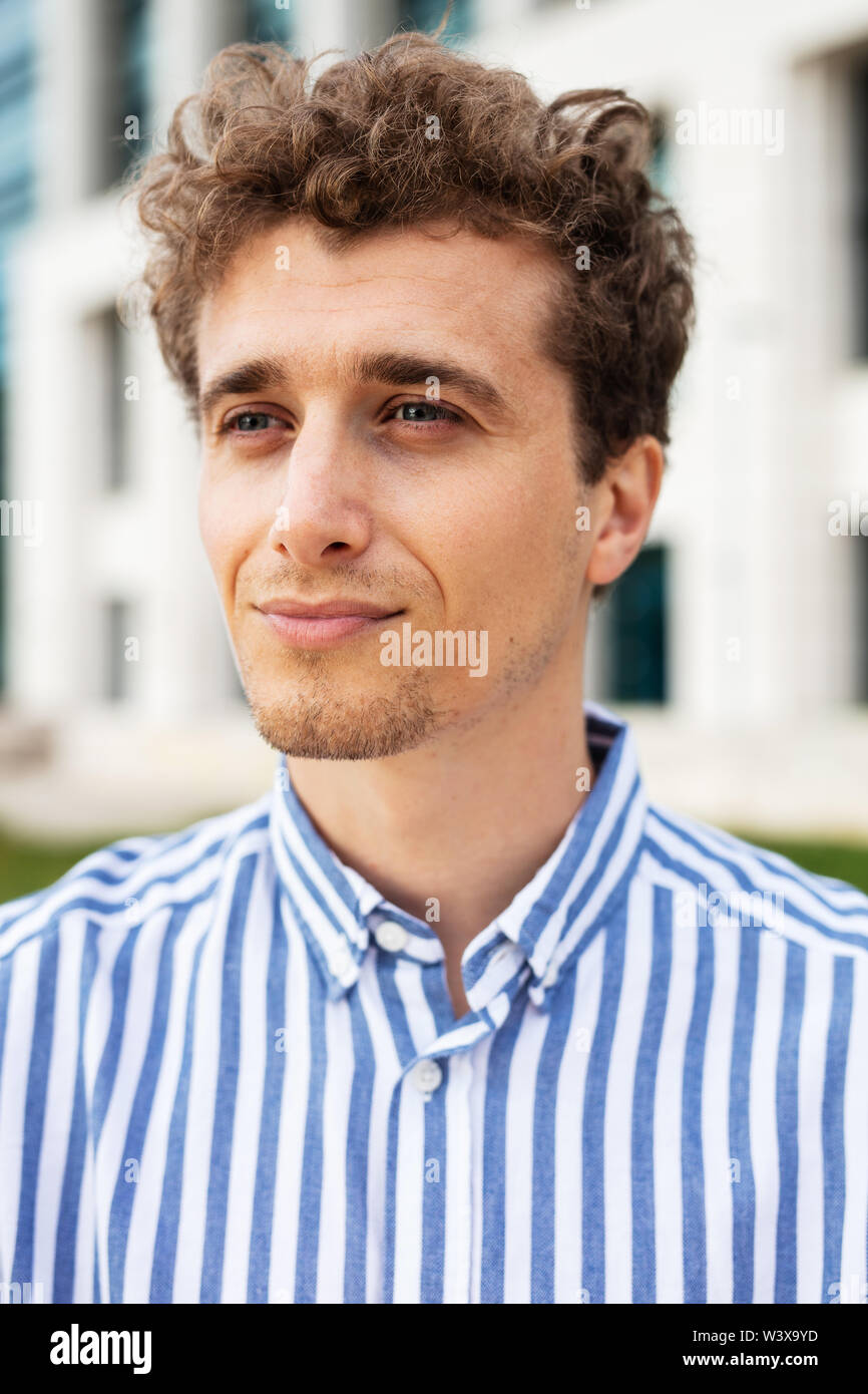Blonde Curly Hair Man Stock Photos Blonde Curly Hair Man Stock