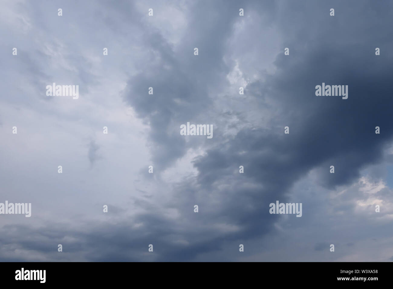Stormy sky as a background Stock Photo