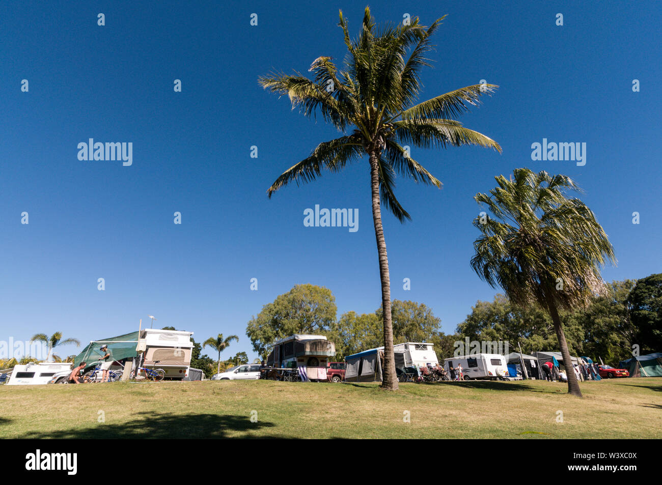 Agnes Waters Beach caravan /camp site at Agnes Water Beach Caravan and